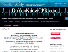 Tablet Screenshot of doyouknowcpr.com